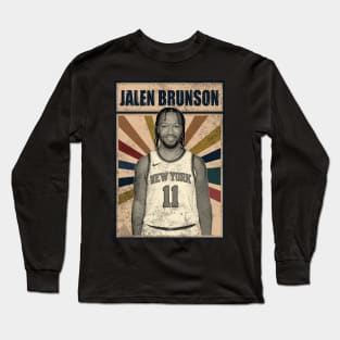 New York Knicks Jalen Brunson Long Sleeve T-Shirt